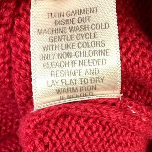 Christopher & Banks Petite Polar Bear Penguin Juggling Snowballs Sweater Sz PL - Picture 8 of 11